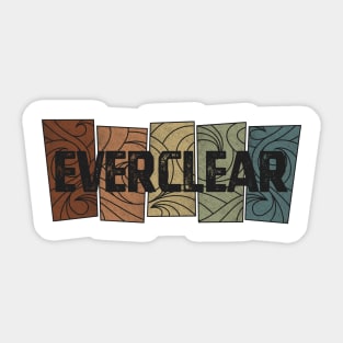 Everclear - Retro Pattern Sticker